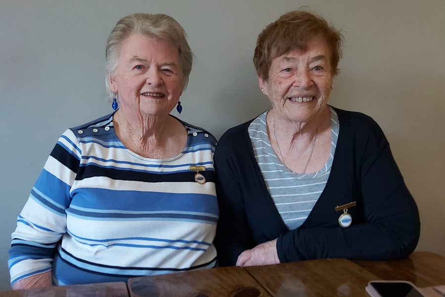 FAW NSW Life Members Colleen Parker and Maureen Kelly OAM