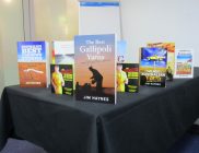 Some-of-Jim-Haynes-many-books-on-sale-at-the-2015-FAW-Luncheon