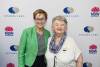 Seniors Minister Jodie Harrison (left) with FAW NSW President Colleen Parker