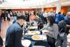 Guests enjoy morning tea, courtesy of NSW Government Seniors Card