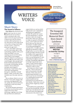Cover image Writers Voice March 2026